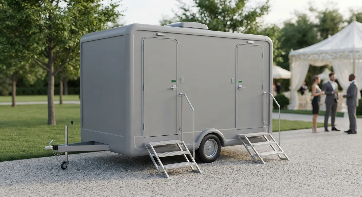 2 Stall Restroom Trailer in Gilroy, CA