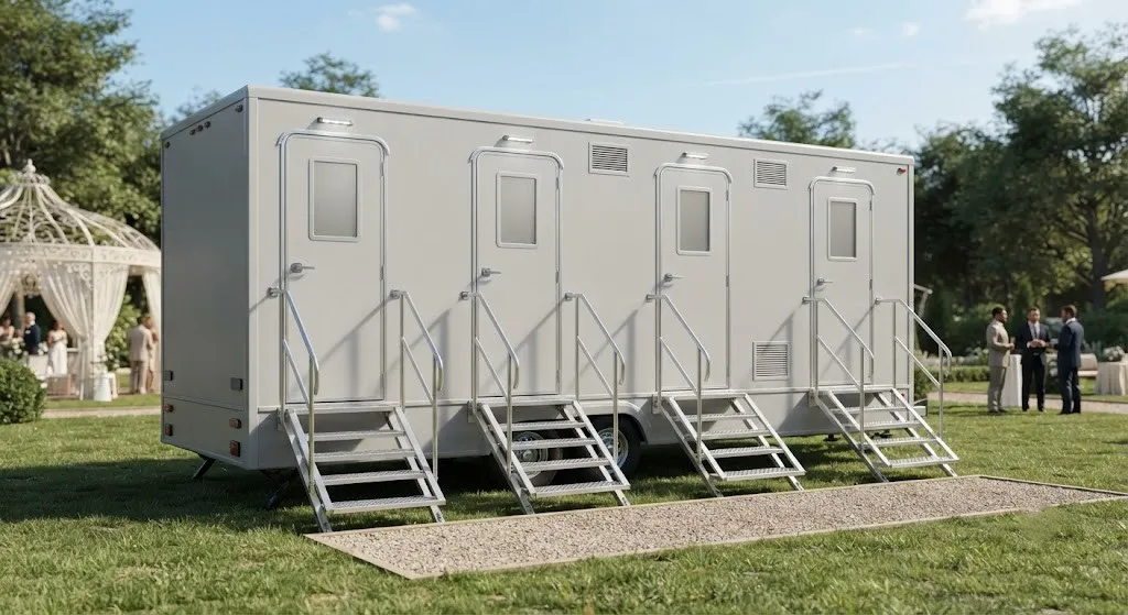 4 Stall Restroom Trailer in Gilroy, CA