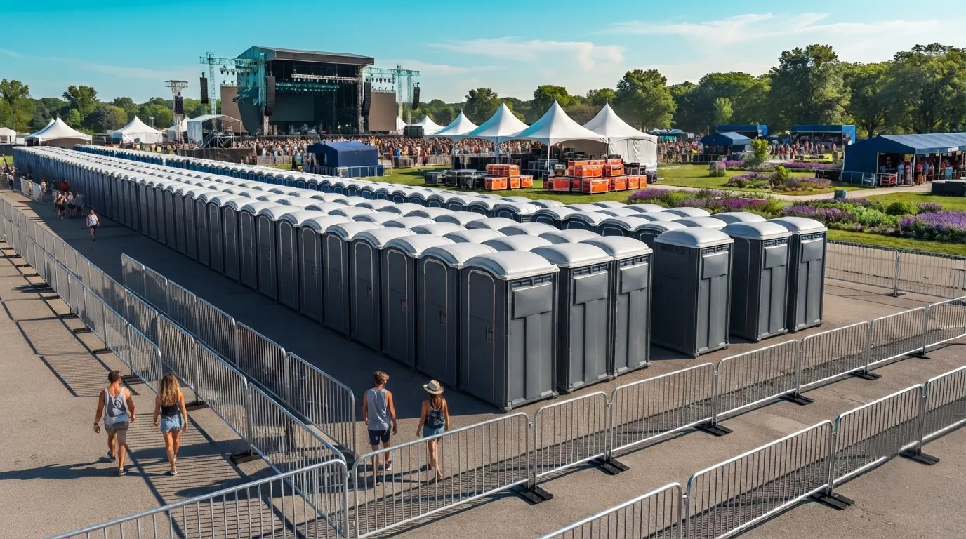 Festival Restroom Rental in Gilroy, CA