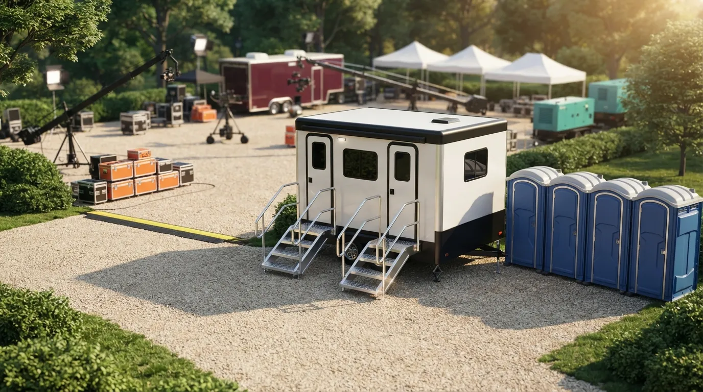 Film Set Restroom Rental in Gilroy, CA
