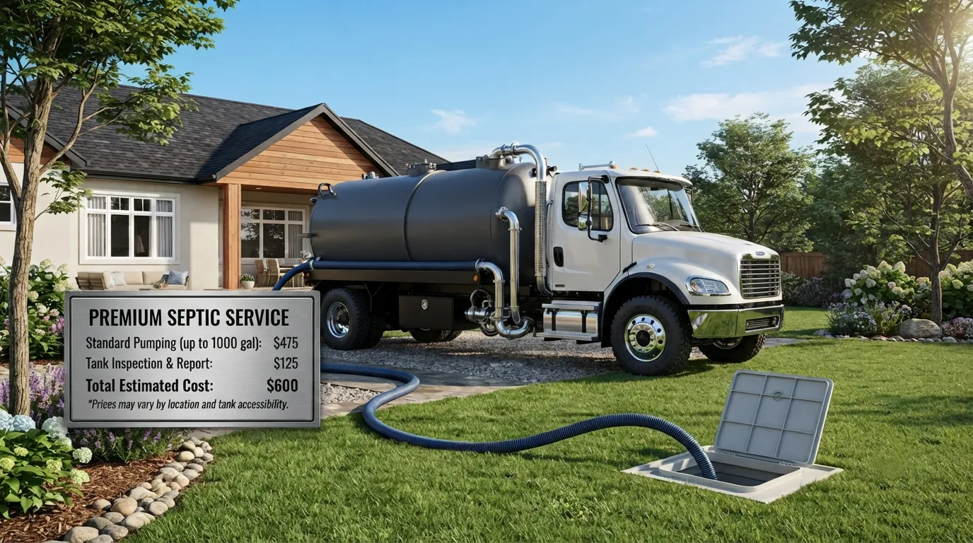 Septic Tank Pumping Cost in Gilroy, CA